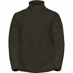Jack Wolfskin High Curl, giacca in pile, donna, verde scuro