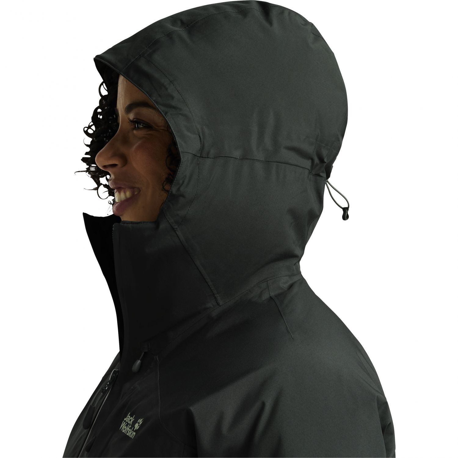 Jack Wolfskin Icecape 2L Down Ins, Daunenjacke, Damen, dunkelgrün