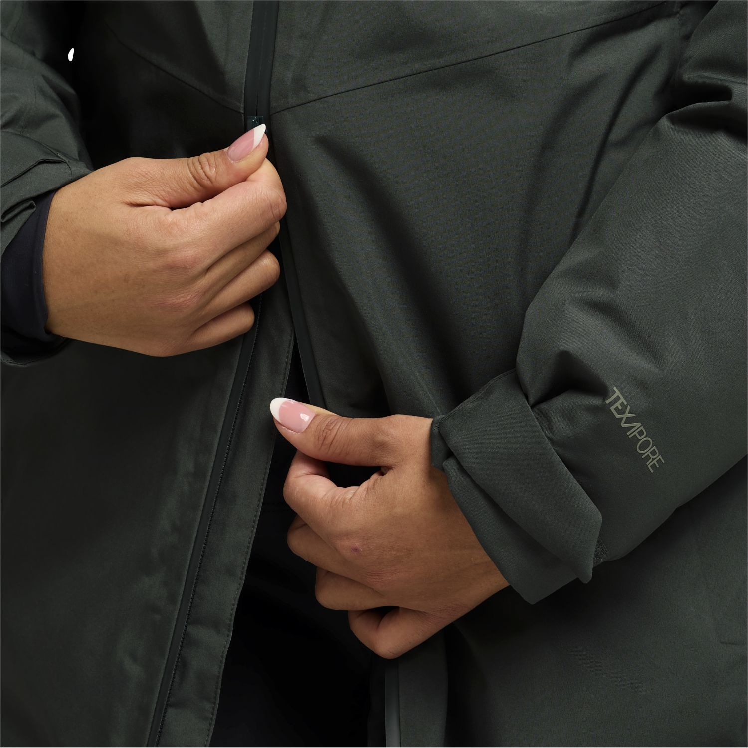 Jack Wolfskin Icecape 2L Down Ins, jachetă din puf pentru femei, verde închis