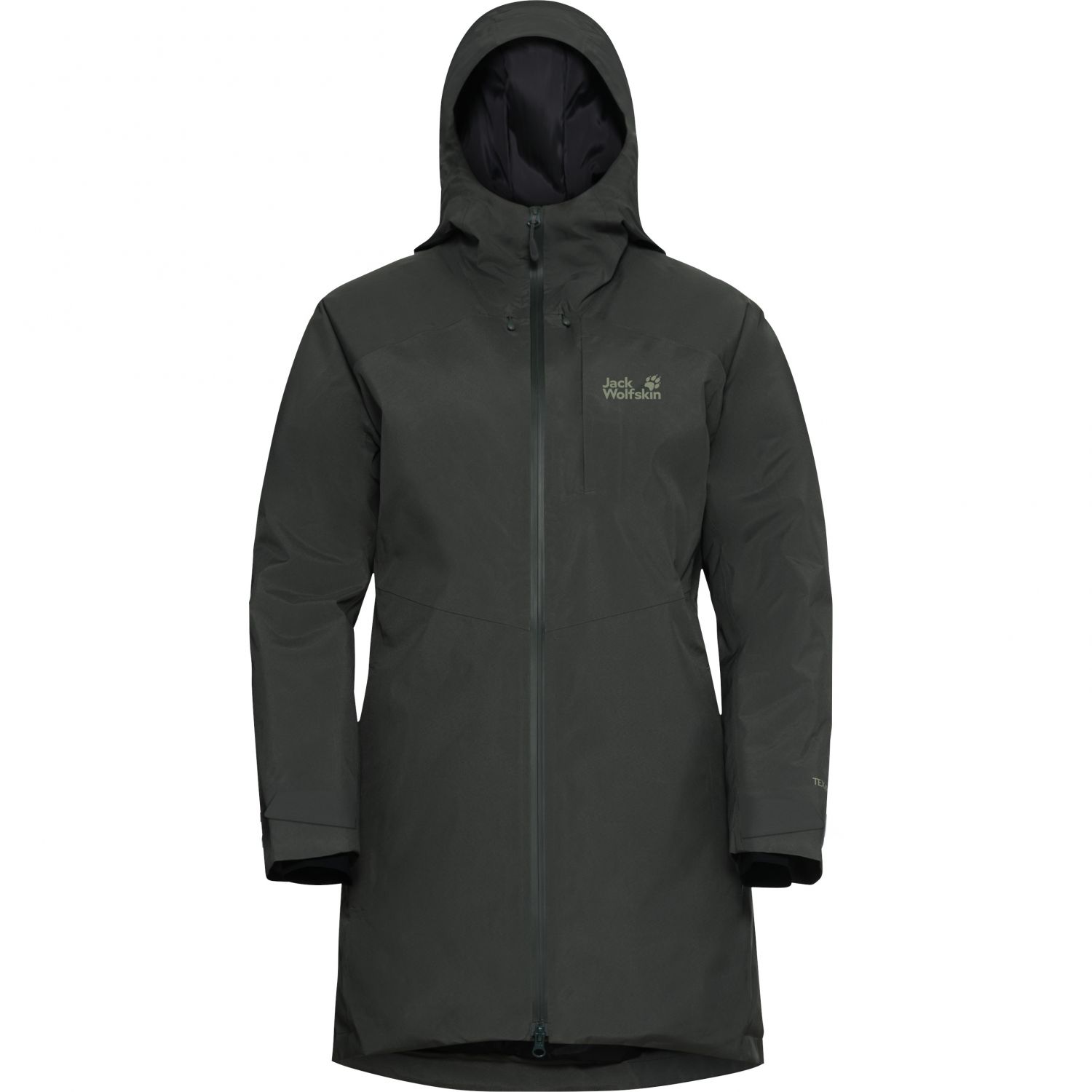 Jack Wolfskin Icecape 2L Down Ins, jachetă din puf pentru femei, verde închis