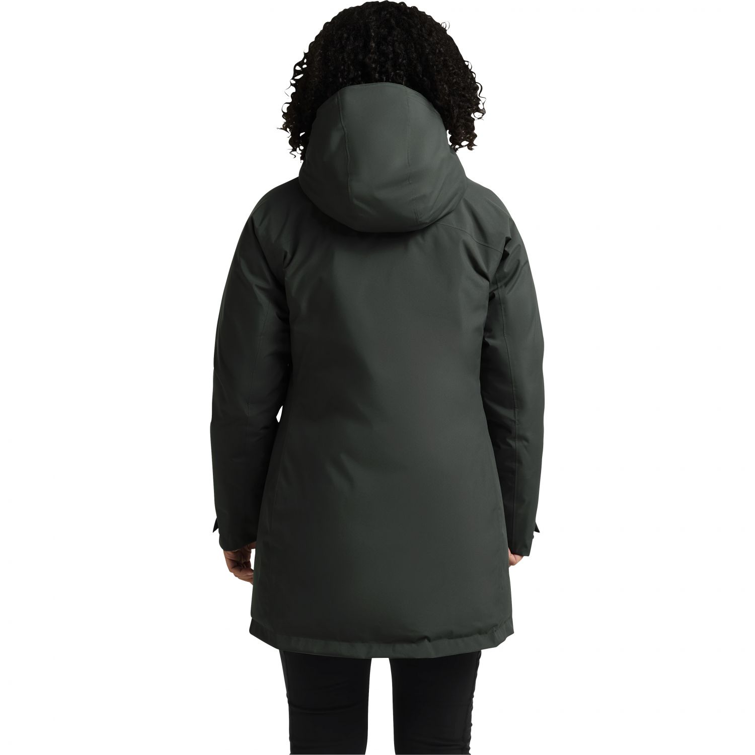 Jack Wolfskin Icecape 2L Down Ins, jachetă din puf pentru femei, verde închis