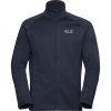 Jack Wolfskin Peak District, fleecejack, heren, donkerblauw
