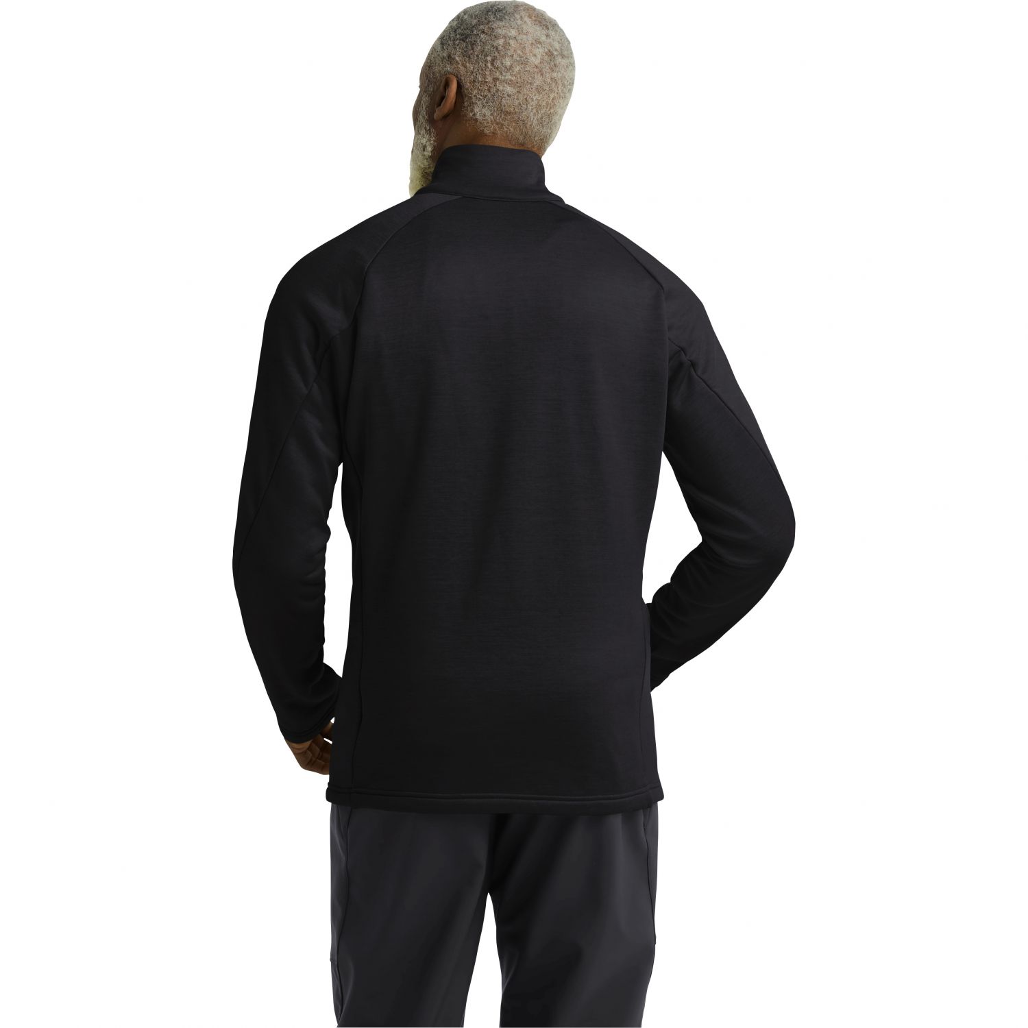 Jack Wolfskin Peak District, fleecejack, heren, zwart