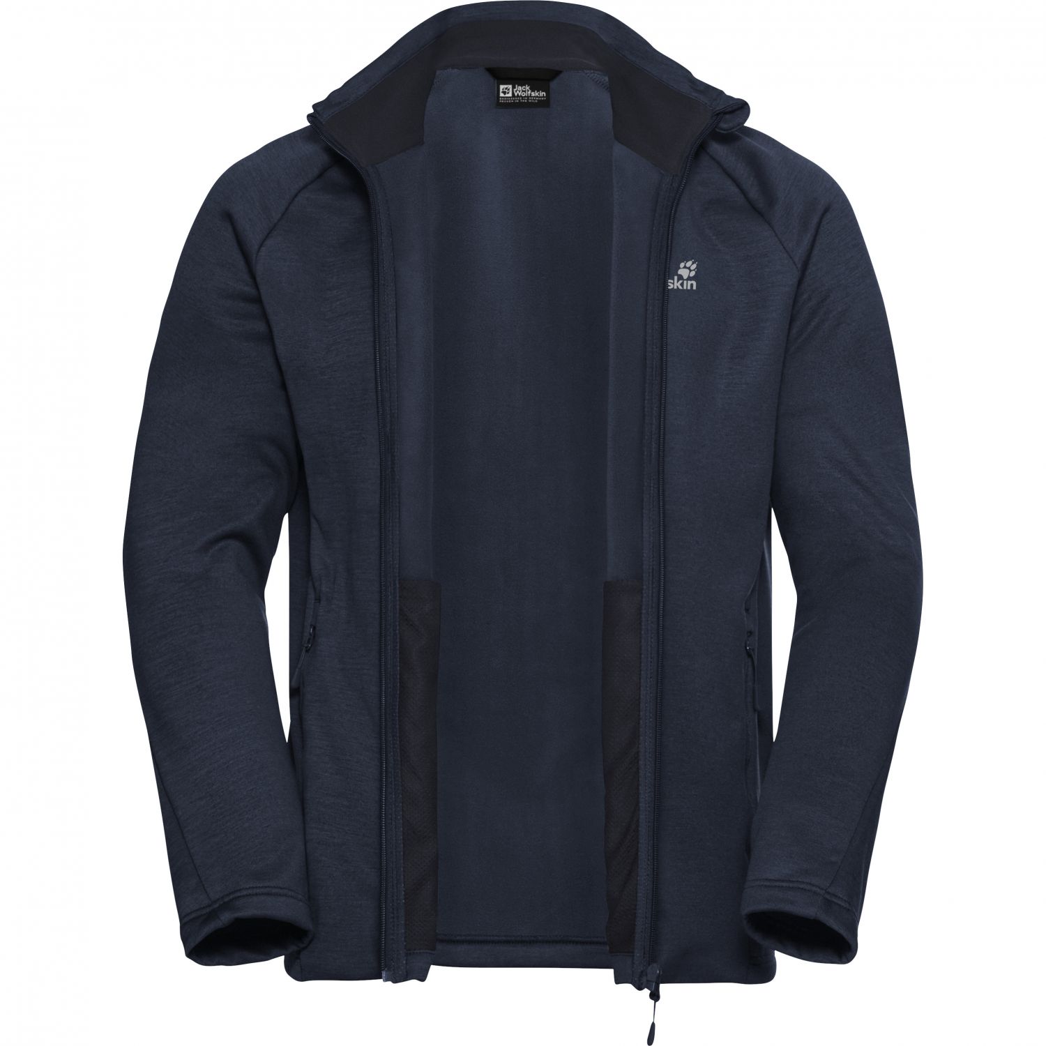 Jack Wolfskin Peak District, jachetă fleece, bărbați, albastru închis