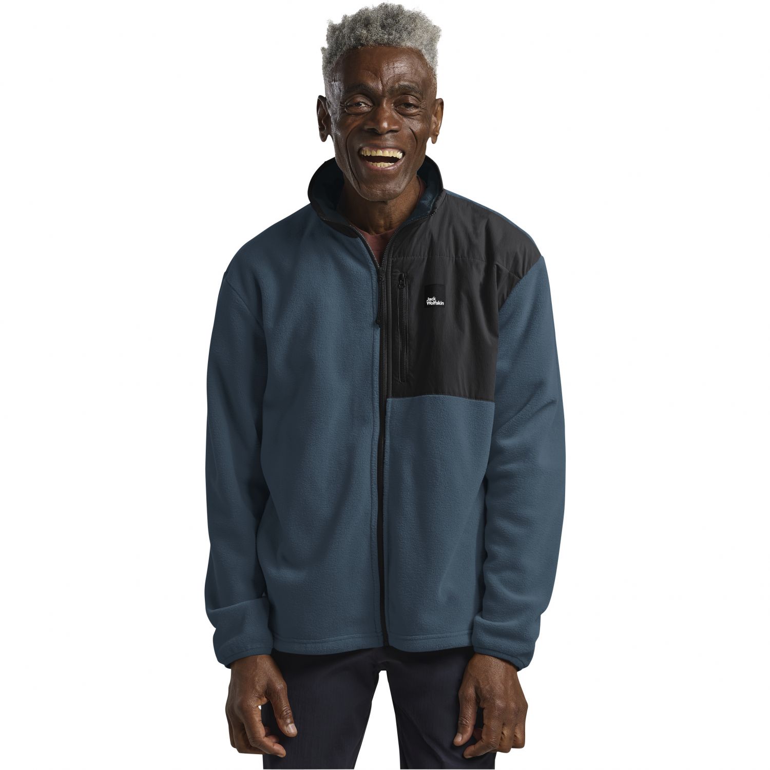 Jack Wolfskin Sumetro, casaco de lã, homem, azul
