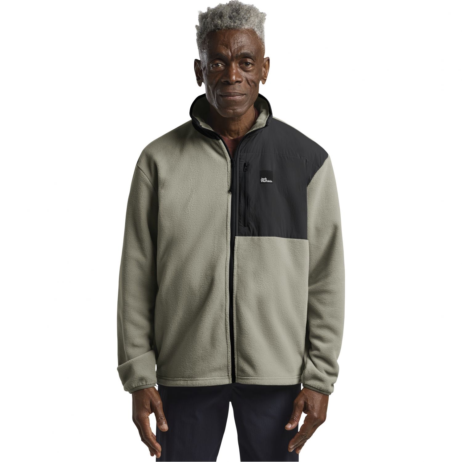 Jack Wolfskin Sumetro, fleecová bunda, pánska, béžová