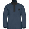 Jack Wolfskin Sumetro fleecová mikina, dámska, modrá