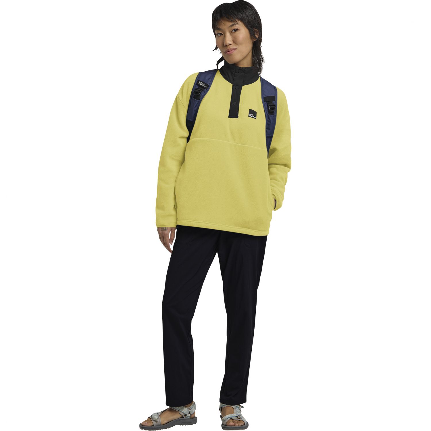 Jack Wolfskin Sumetro fleecový dres, dámsky, žltý