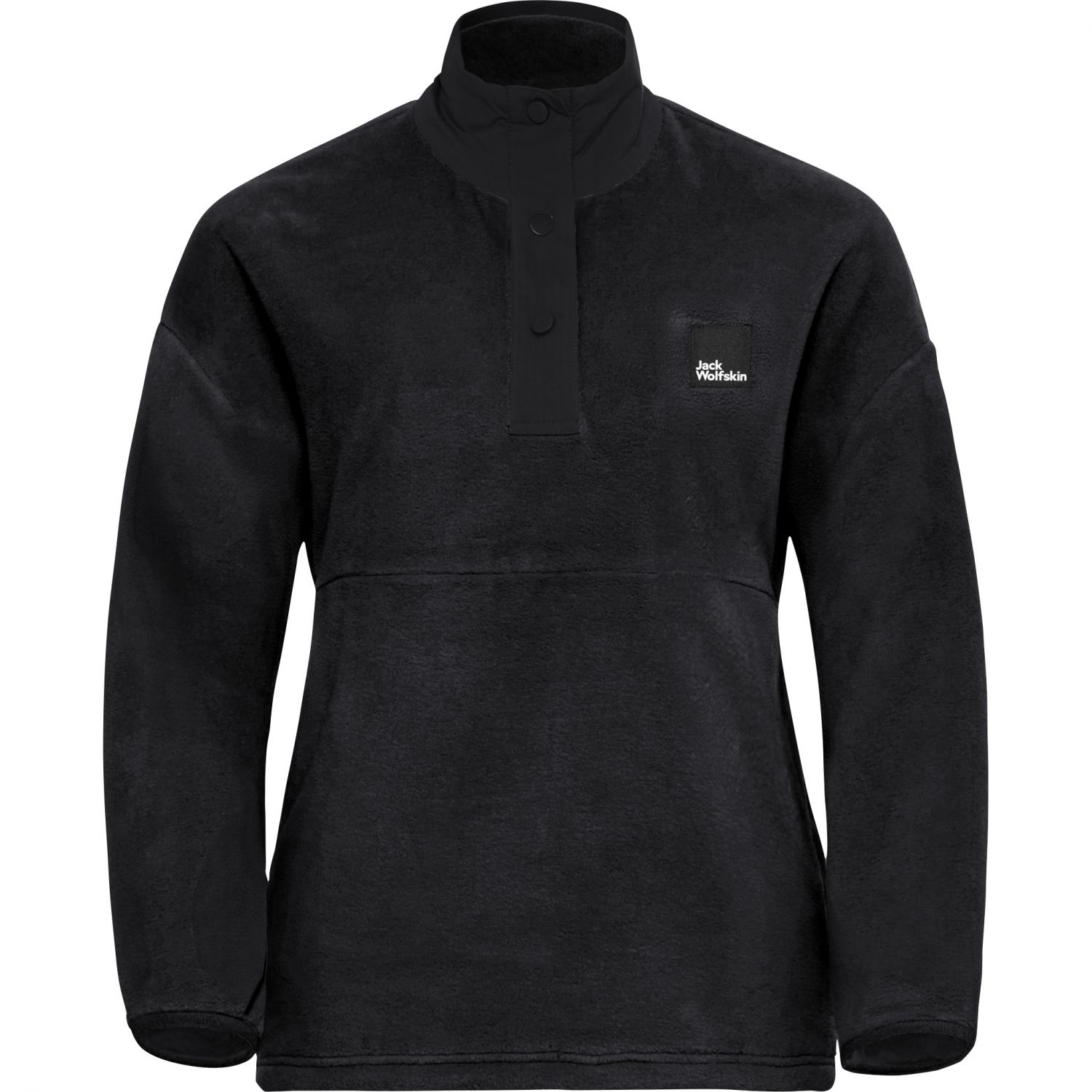 Jack Wolfskin Sumetro fleecový sveter, dámsky, čierny