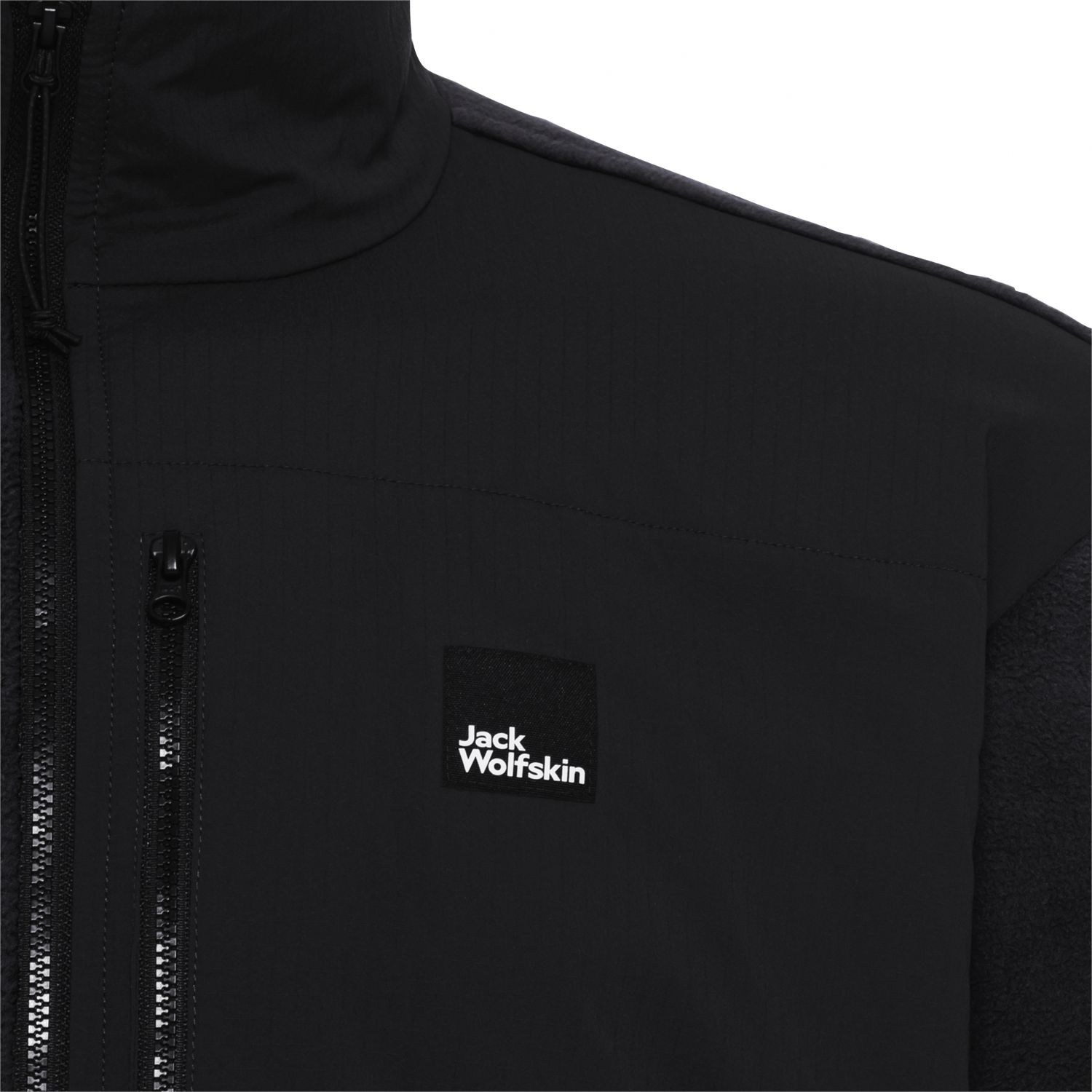 Jack Wolfskin Sumetro, giacca in pile, uomo, nero