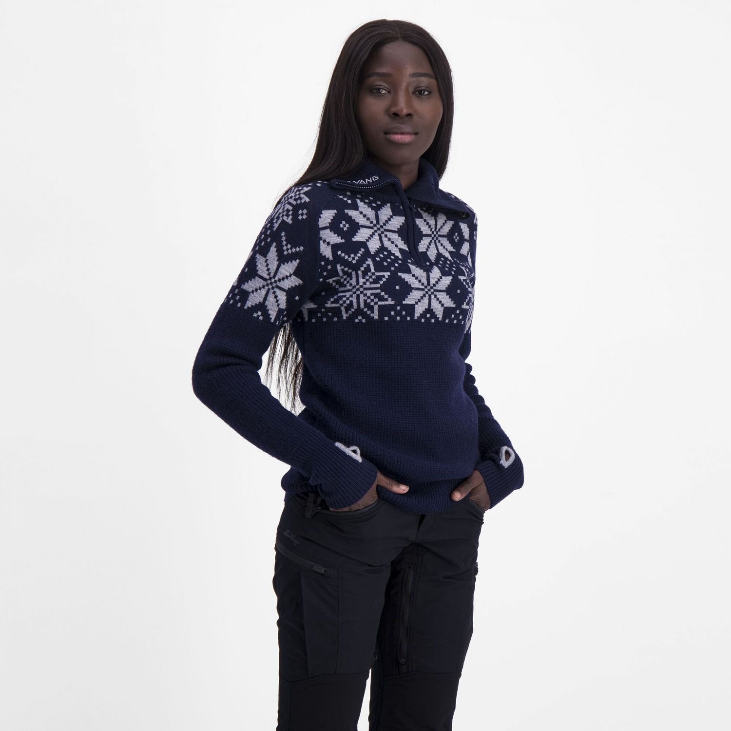 Jersey Ulvang Rav Kiby, mujer, azul oscuro