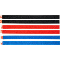 Juego de correas de gancho y bucle Tatonka 20mm, correas de velcro, multi, 6 uds.