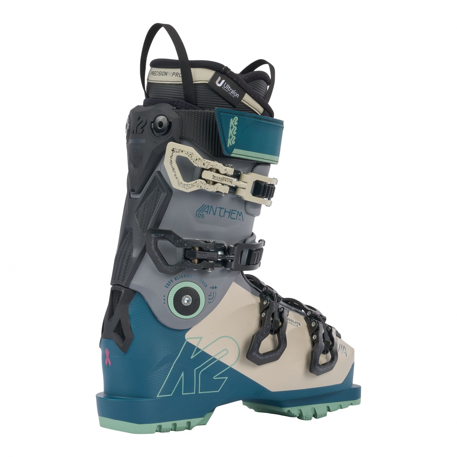 K2 Anthem 105 MV, scarponi da sci, donna, beige/blu