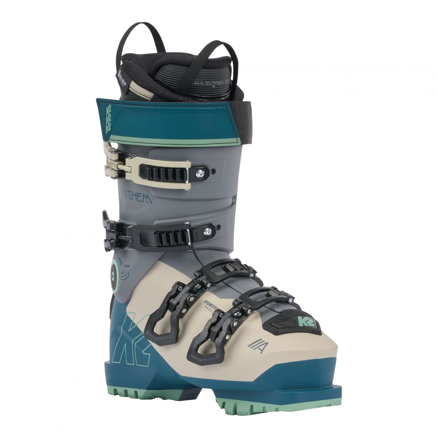 K2 Anthem 105 MV, scarponi da sci, donna, beige/blu