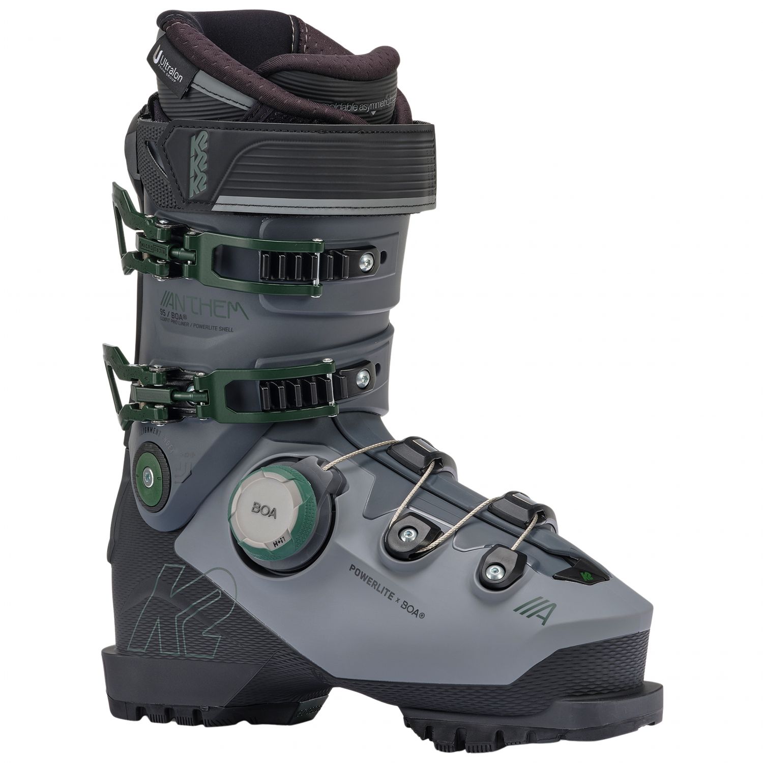 K2 Anthem 95 BOA, ski boots, women, grey