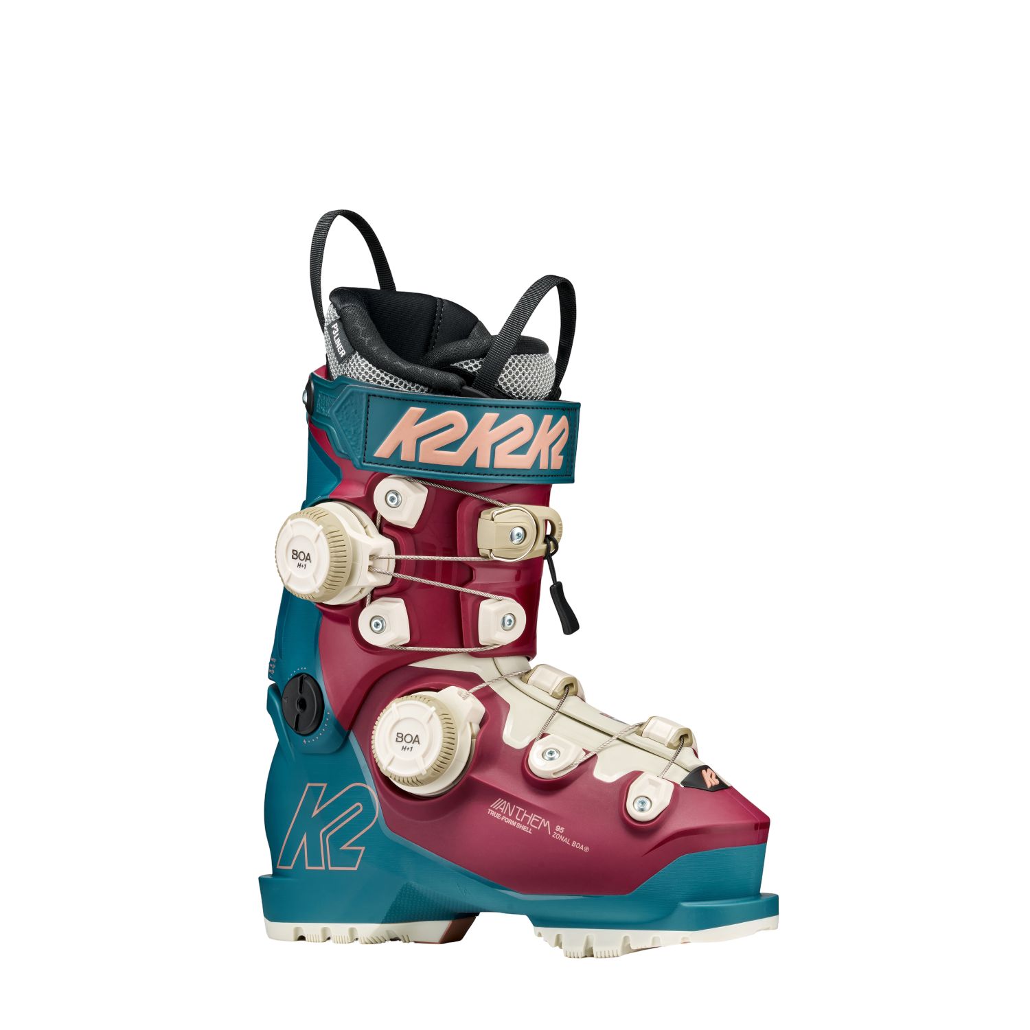 K2 Anthem 95 Zonal BOA, scarponi da sci, uomo, verde/rosso