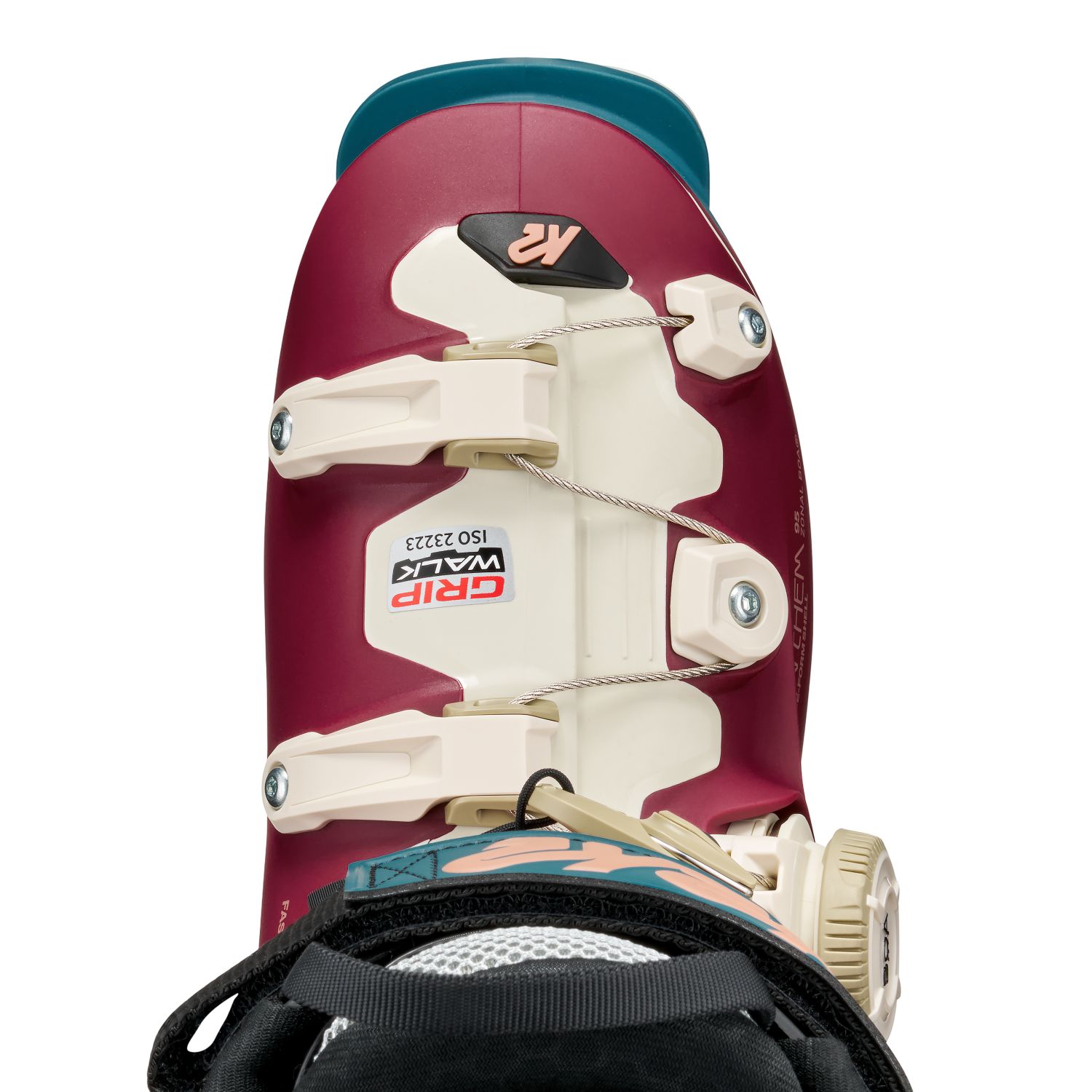 K2 Anthem 95 Zonal BOA, Skischuhe, Herren, grün/rot