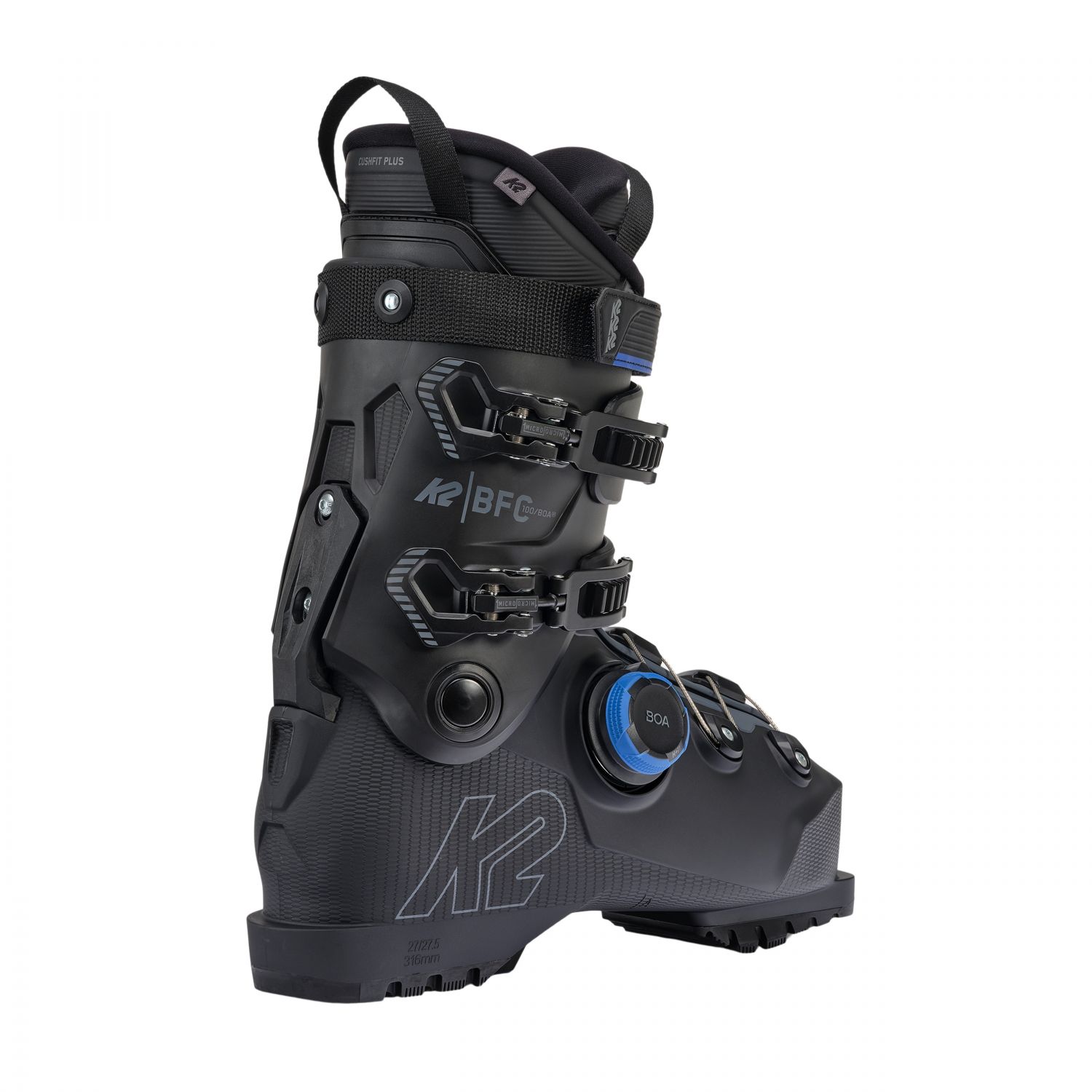 K2 BFC 100 BOA, scarponi da sci, uomo, nero