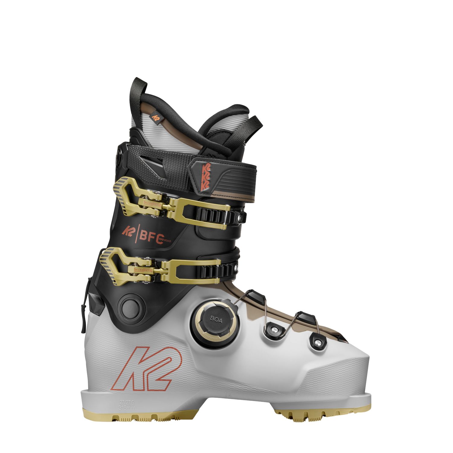 K2 BFC 100 BOA, Skischuhe, Herren, grau/schwarz