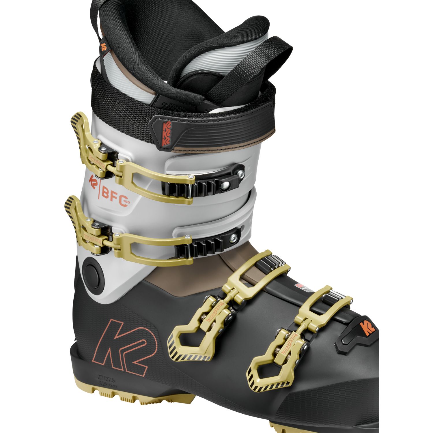 K2 BFC 100, chaussures de ski, homme, gris/noir