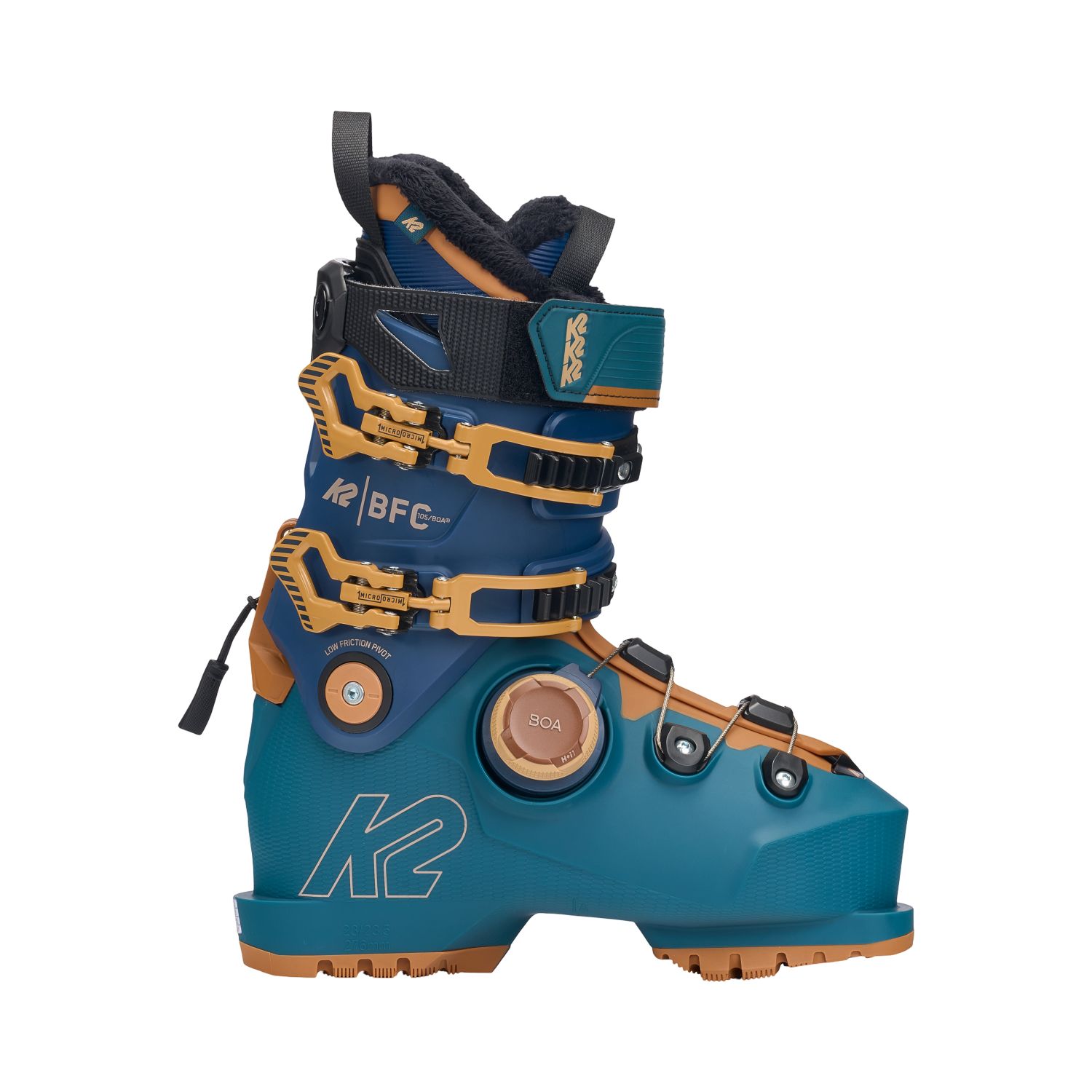 K2 BFC 105 BOA, botas de esquí, mujer, azul/marrón