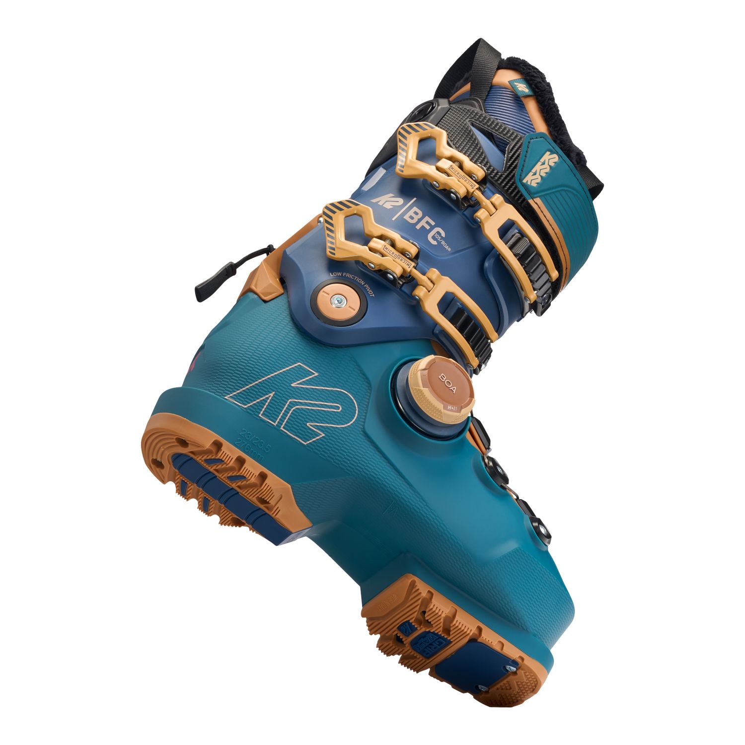 K2 BFC 105 BOA, botas de esquí, mujer, azul/marrón