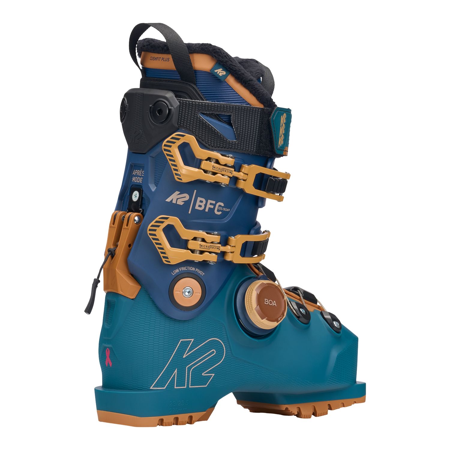 K2 BFC 105 BOA, botas de esquí, mujer, azul/marrón