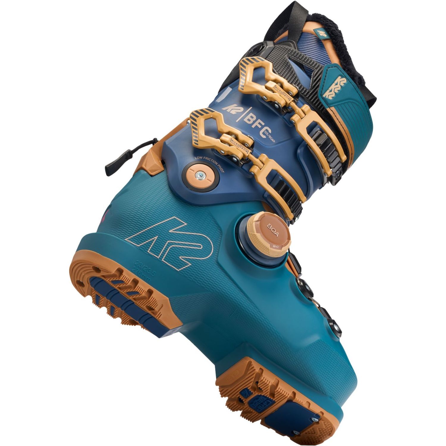 K2 BFC 105 BOA, lyžiarske topánky, dámske, modrá/hnedá