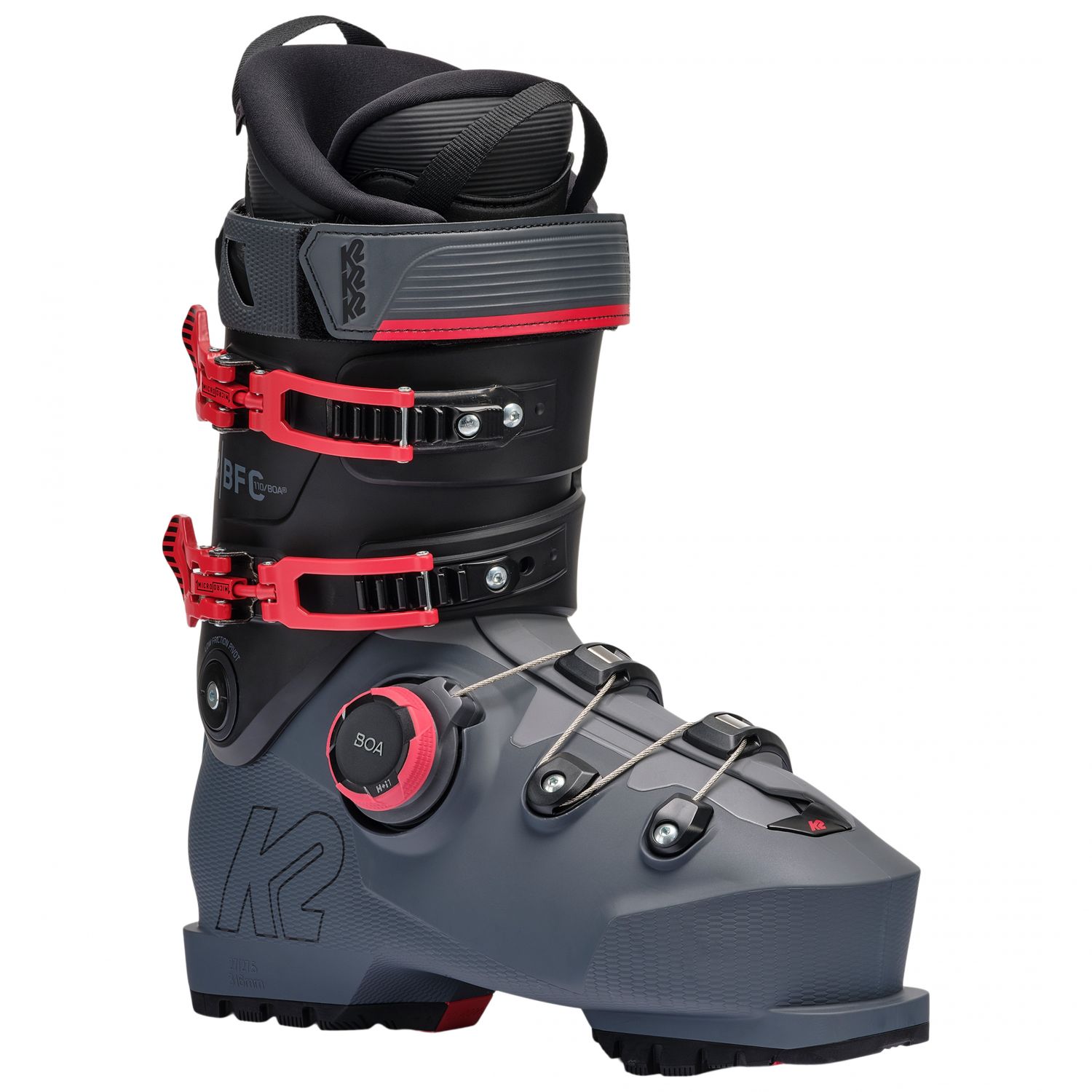 K2 BFC 110 BOA, scarponi da sci, uomo, nero/grigio