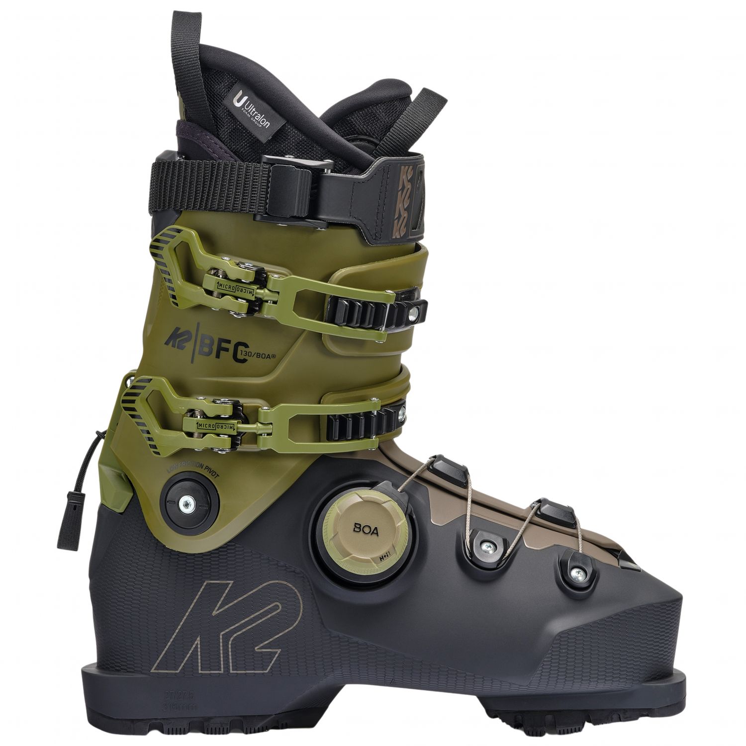 K2 BFC 130 BOA, Skistøvler, Herre, Green/Black