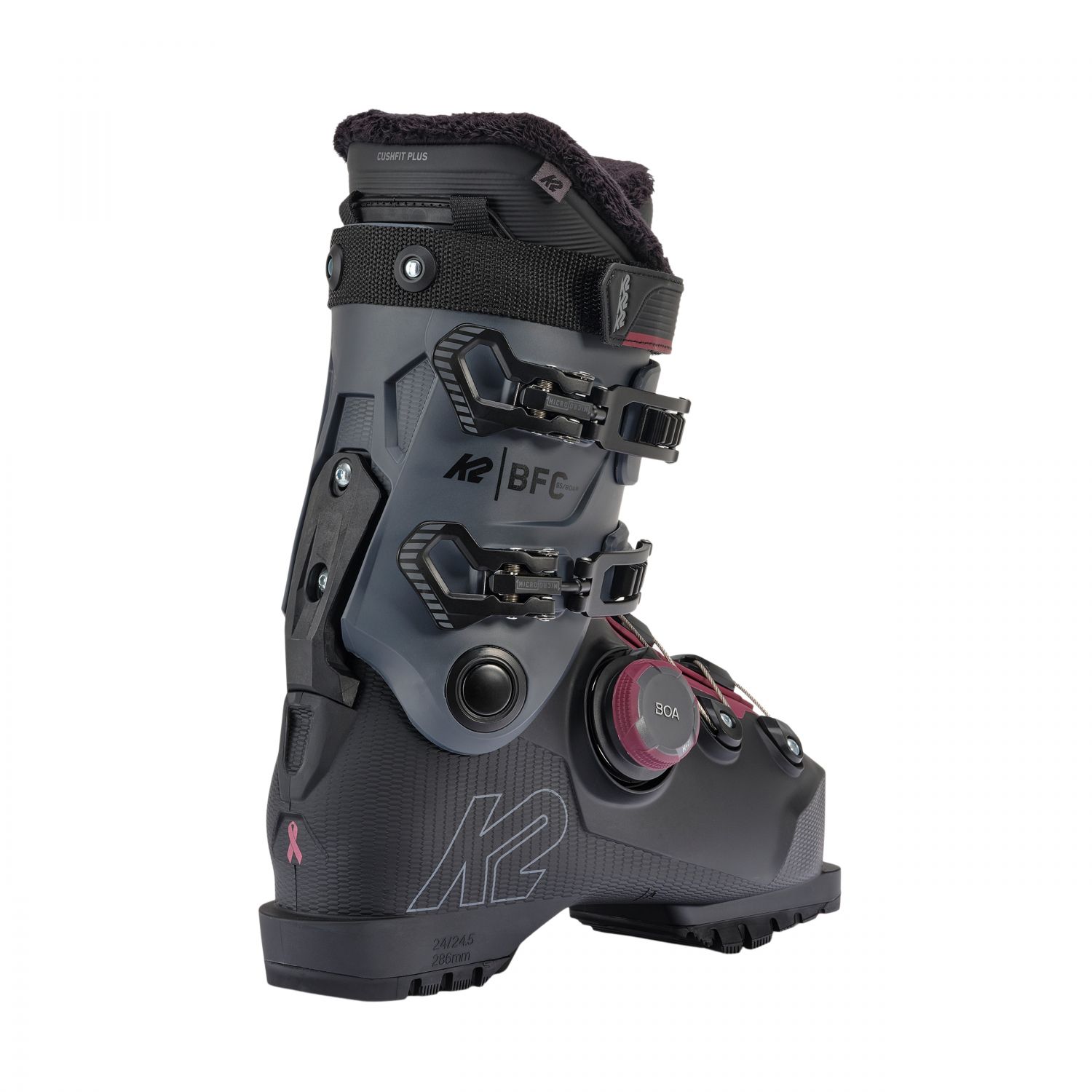 K2 BFC 95 BOA, dámske lyžiarske topánky, sivá/čierna