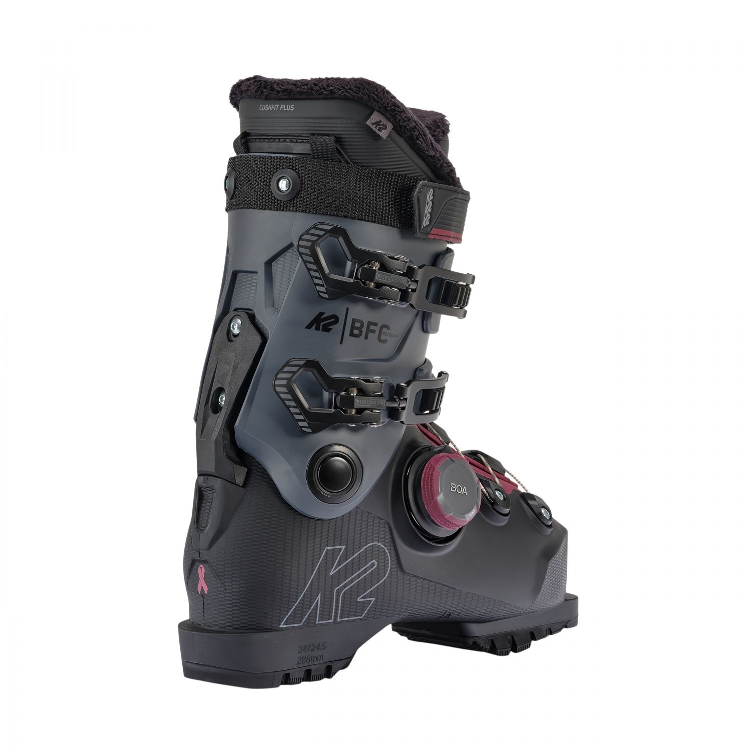 K2 BFC 95 BOA, skischoenen, dame, grijs/zwart