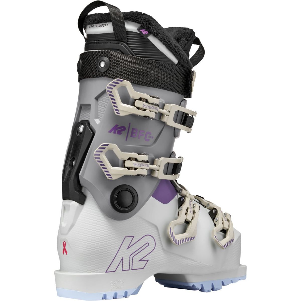 K2 BFC 95, síbakancs, női, fehér/szürke