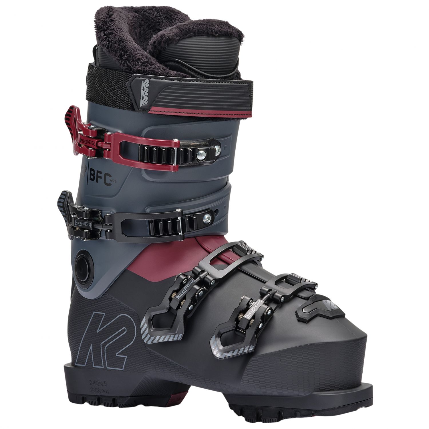 K2 BFC 95, ski boots, women, grey/black