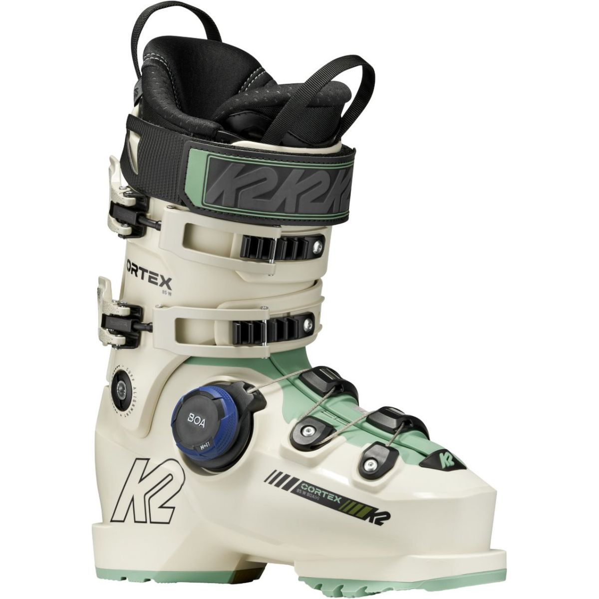 K2 Cortex 85 BOA, skistøvler, dame, hvid
