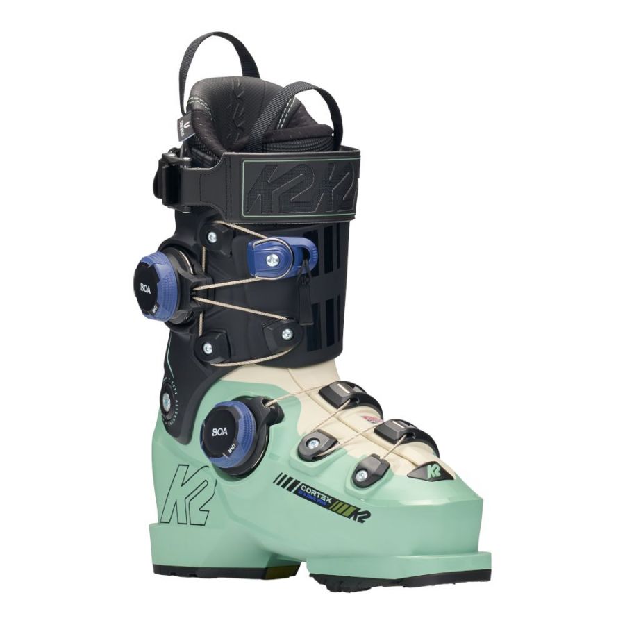 K2 Cortex Zonal 105 BOA, dámske lyžiarske topánky, čierna/svetlomodrá