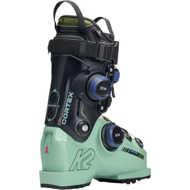 K2 Cortex Zonal 105 BOA, Skistøvler, Dame, Black/Light Blue