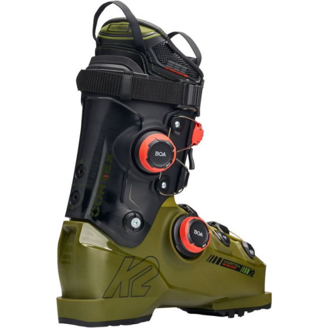 K2 Cortex Zonal 120 BOA, Skistøvler, Herre, Black/Green