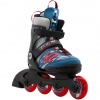 K2 Eddie Pro, kolieskové korčule, junior, čierna/modrá