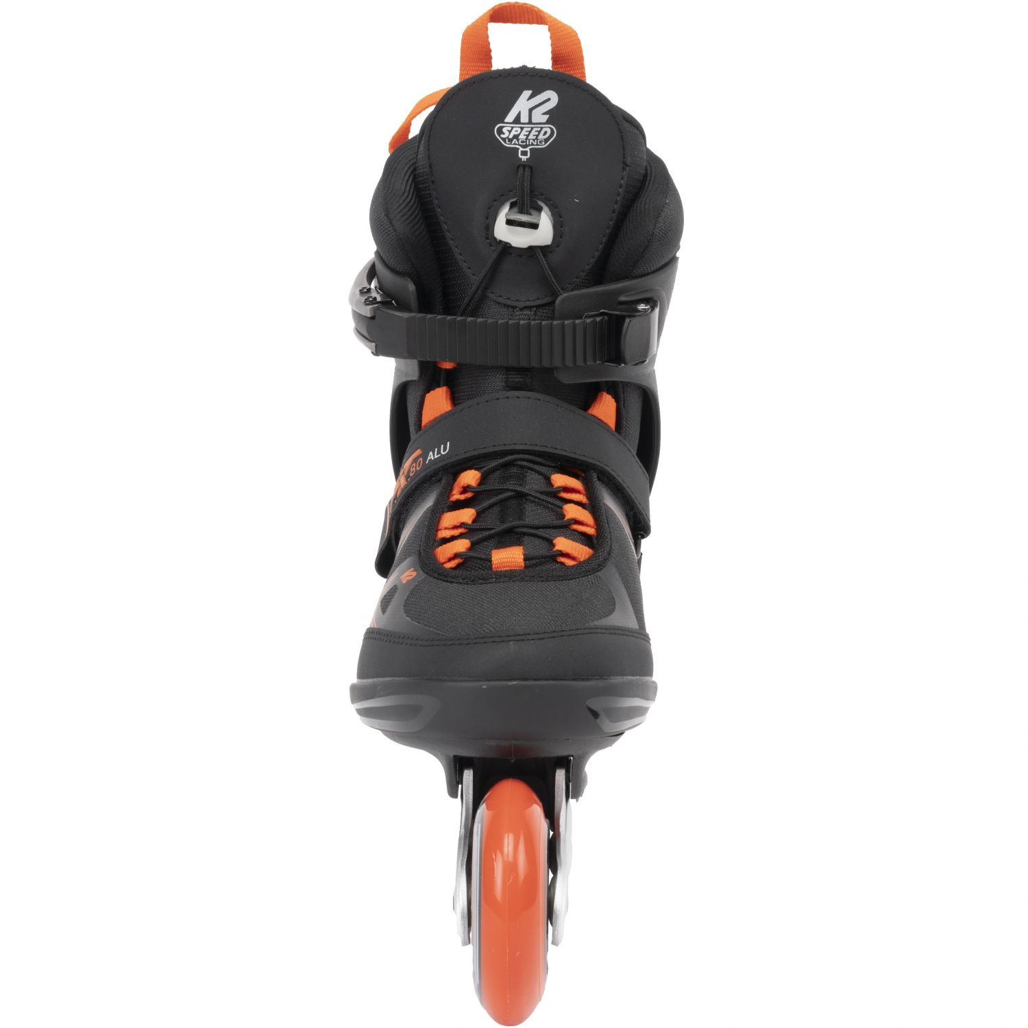 K2 F.I.T. 80 Alu, Inlineskates, Herren, schwarz/orange