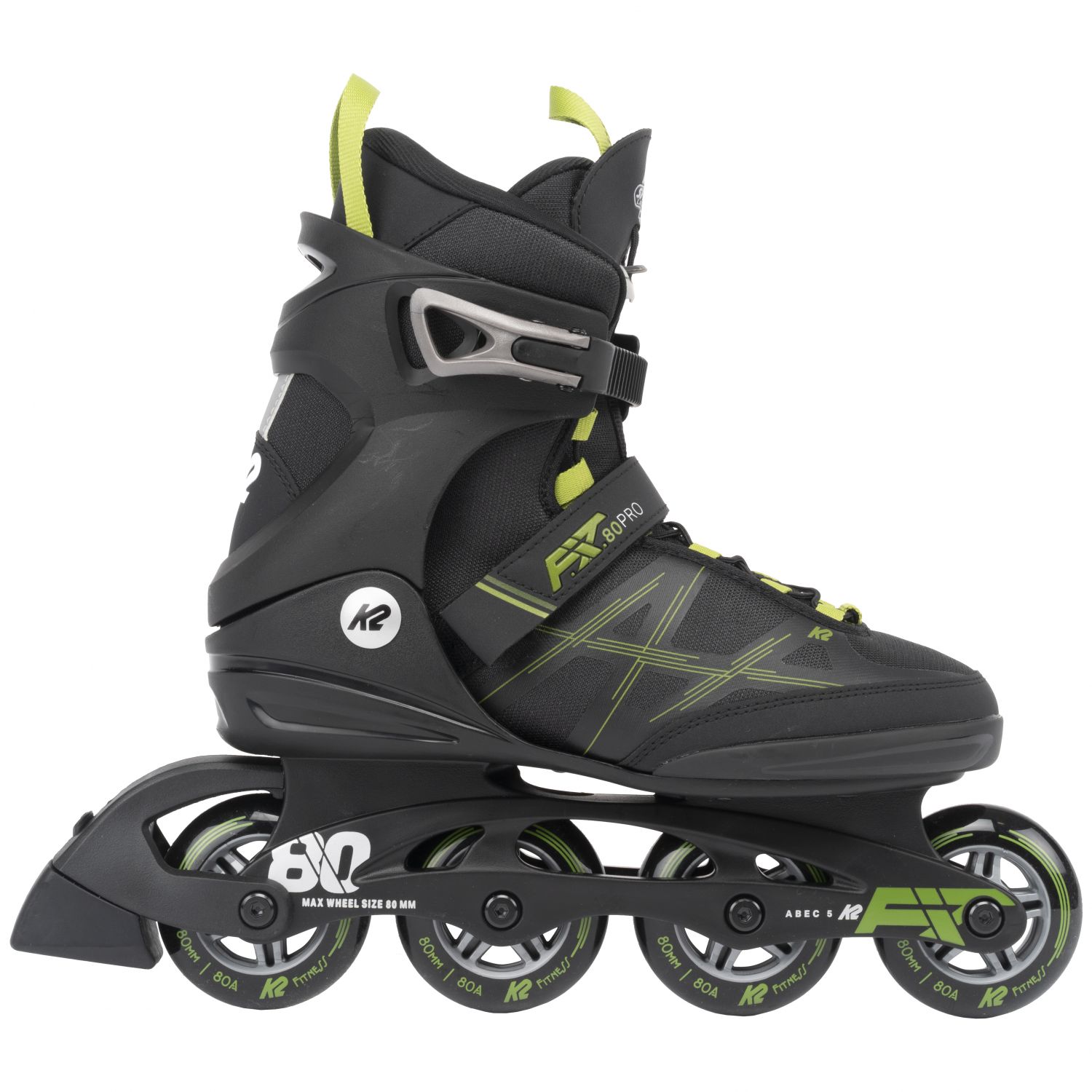 K2 F.I.T 80 Pro, patines, hombre, negro