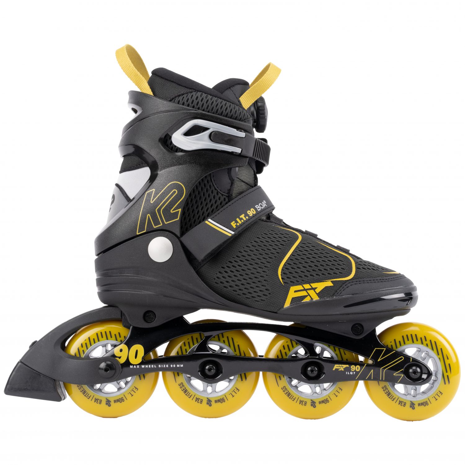 K2 F.I.T 90 BOA, patines, hombre, negro