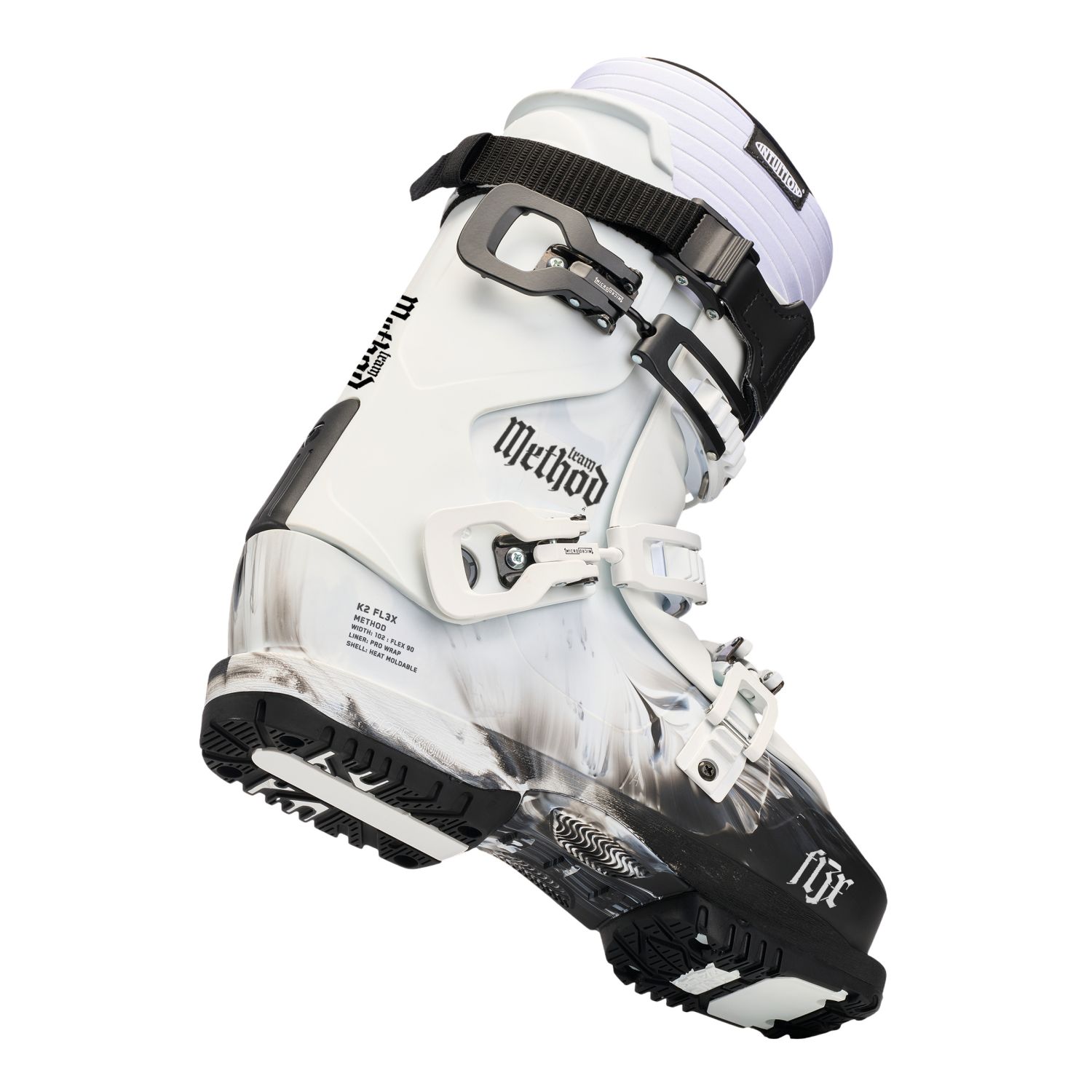 K2 Method Team, scarponi da sci, uomo, bianco/nero