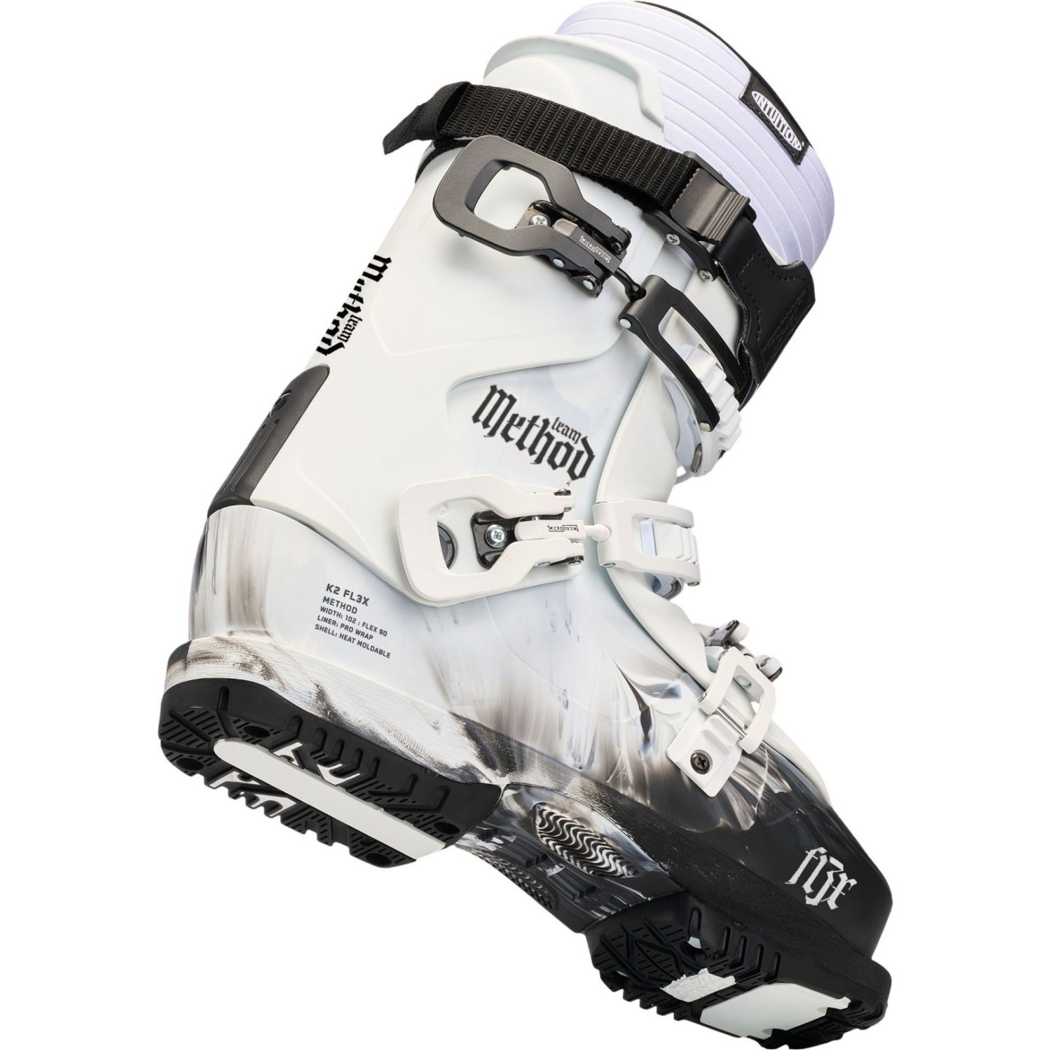 K2 Method Team, Skistøvler, Herre, White/Black