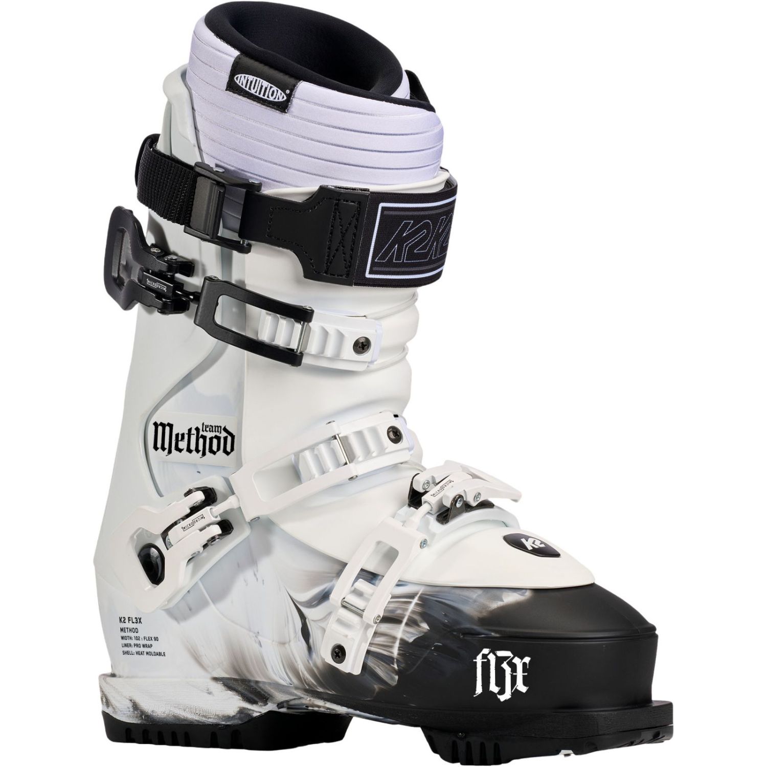 K2 Method Team, Skistøvler, Herre, White/Black