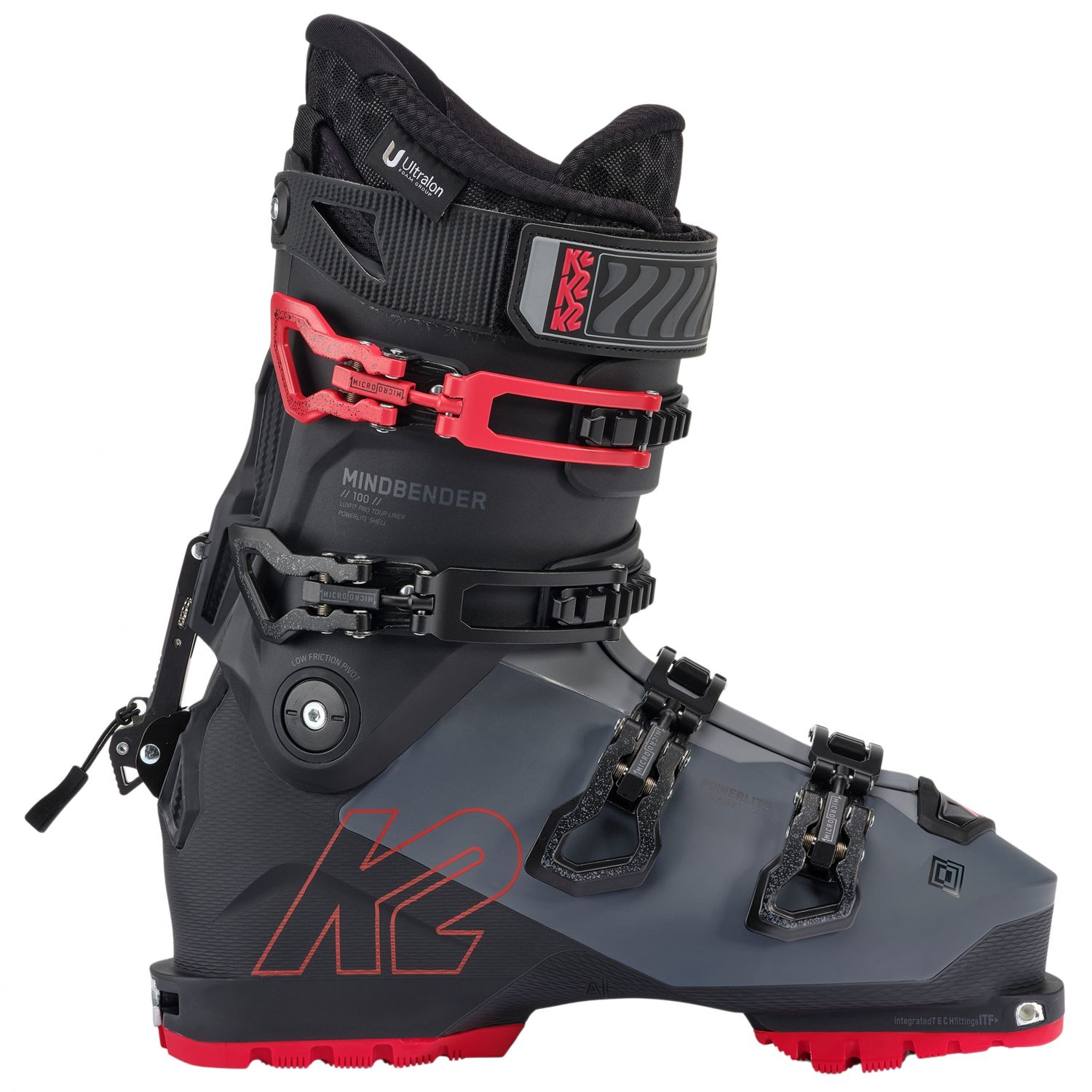 K2 Mindbender 100 MV, chaussures de ski, hommes, gris/noir