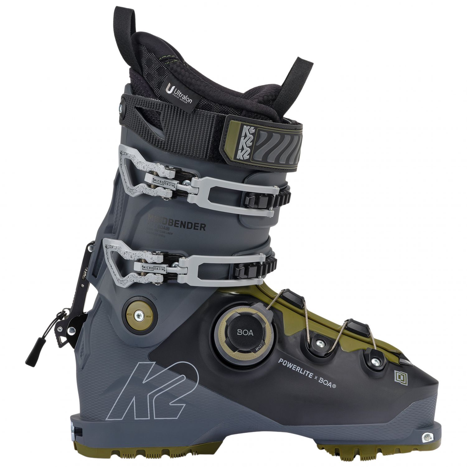 K2 Mindbender 110 BOA, ski boots, men, grey