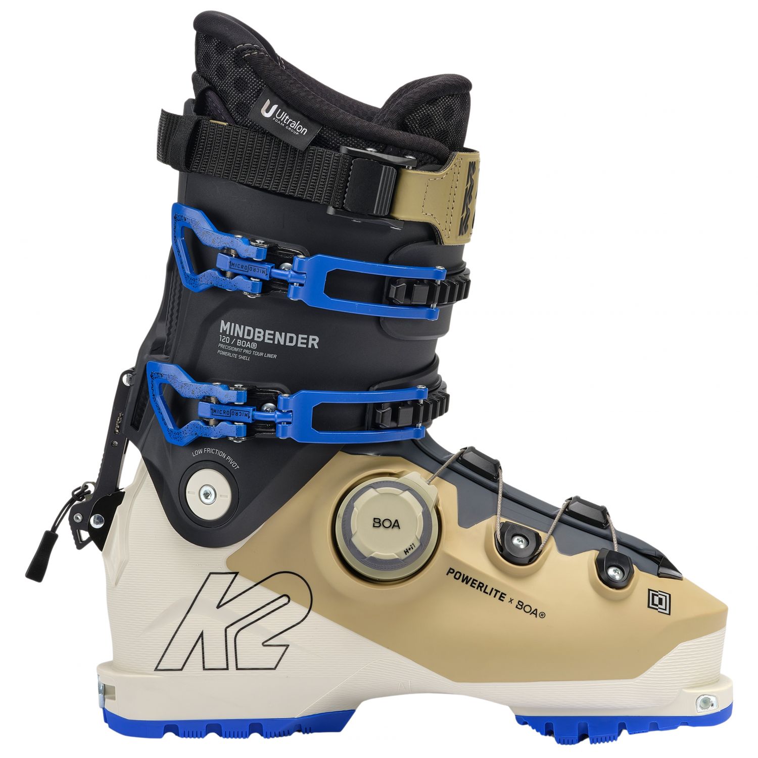 K2 Mindbender 120 BOA, laskettelumonot, miesten, beige/harmaa