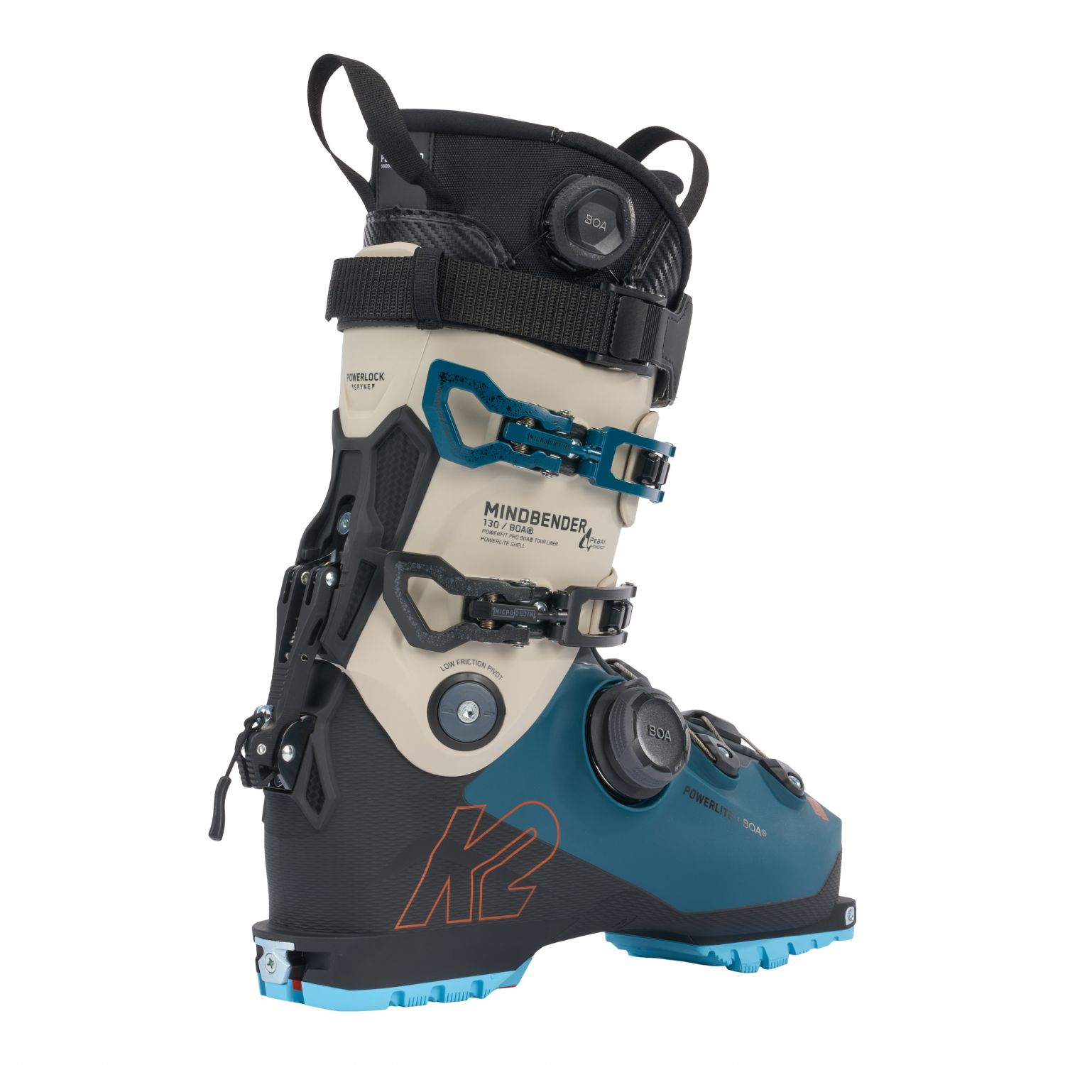 K2 Mindbender 130 BOA, chaussures de ski, hommes, bleu/gris