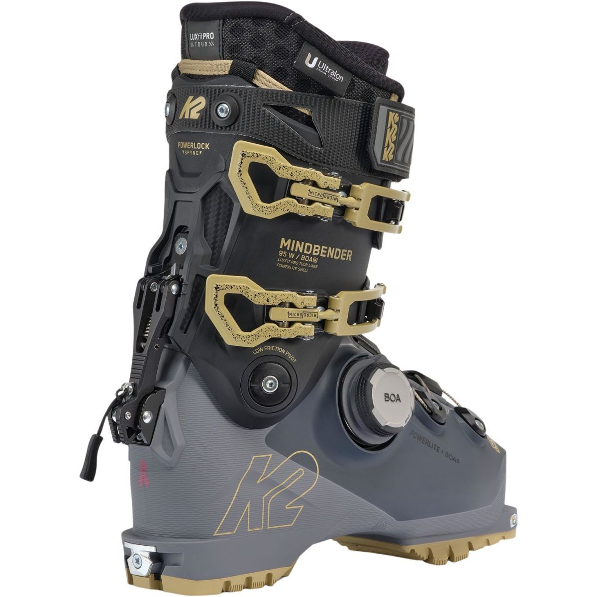 K2 Mindbender 95 BOA, Skischuhe, Damen, grau/schwarz